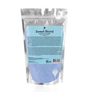 Обесцвечивающая пудра для волос Sweet Blond (7) голубая 250 г ADRICOCO