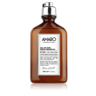 #1924 Amaro All in one daily shampoo 250 ml Растительный шампунь (10013160/180222/3100027, ИТАЛИЯ)