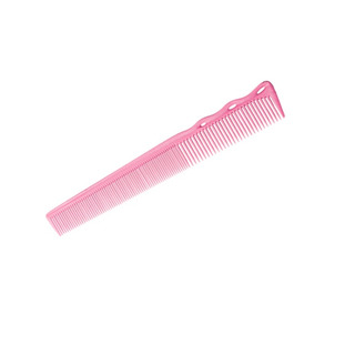 Расческа YS 232 розовая 167 мм гибкая, легкая, прочная (для стрижки коротких волос)
